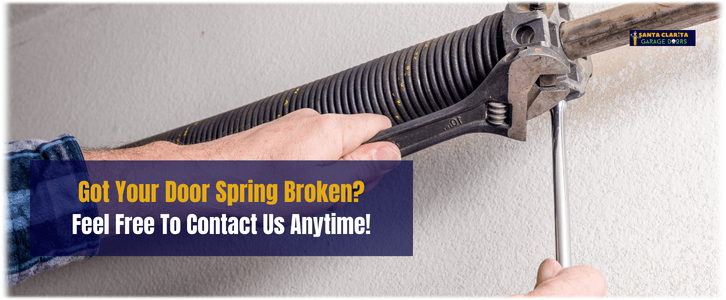 Broken Garage Door Spring Repair Santa Clarita (661) 466-4602